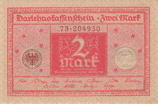 2 Mark 1920